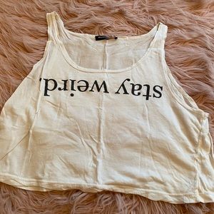 Brandy stay weird tank